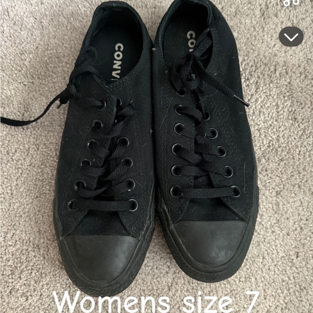 Converse Women's All-Black Sneakers